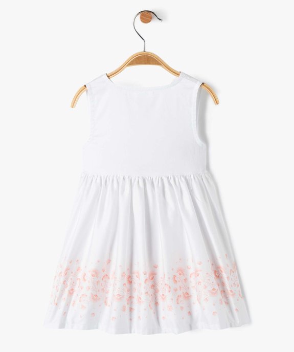 Robe bébé fille portefeuille à motif fleuri vue4 - GEMO(BEBE DEBT) - GEMO