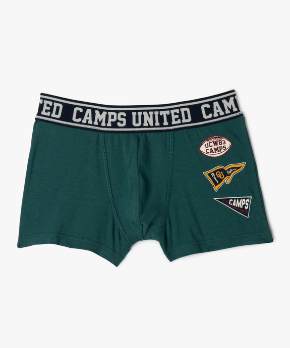 Boxer imprimé avec taille élastique garçon - Camps United vue1 - CAMPS - GEMO