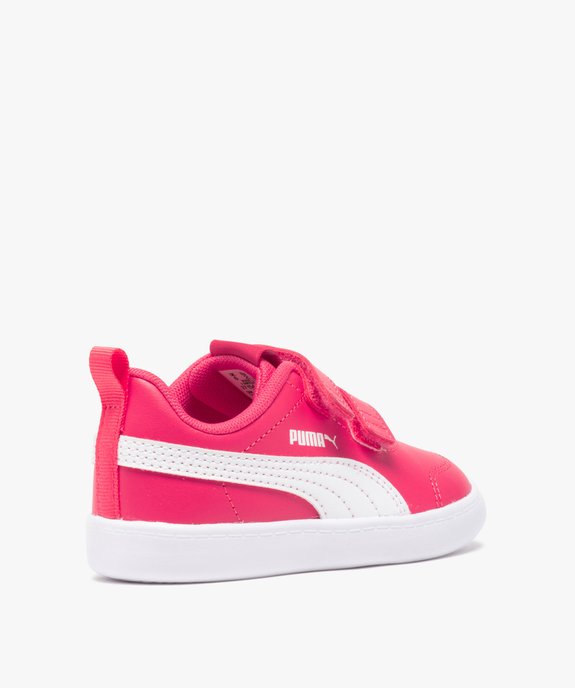 Baskets bébé bicolores à scratch – Puma Courtflex vue4 - PUMA - GEMO