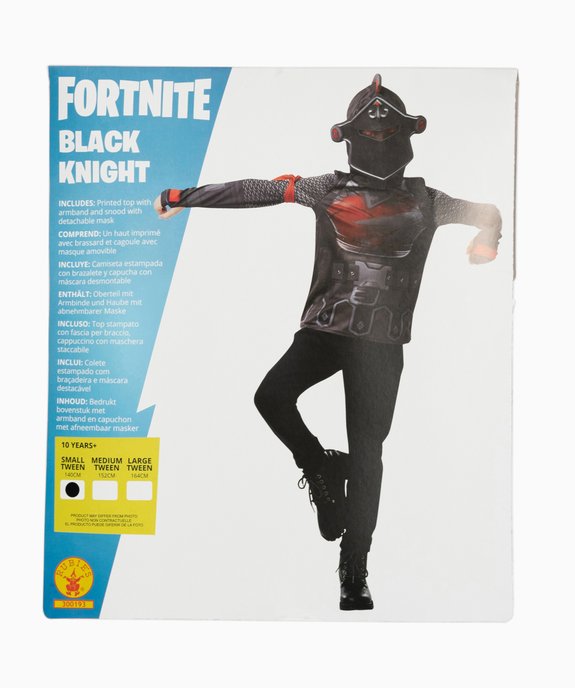 Déguisement enfant chevalier noir 4 pièces - Fortnite vue4 - FORTNITE - GEMO