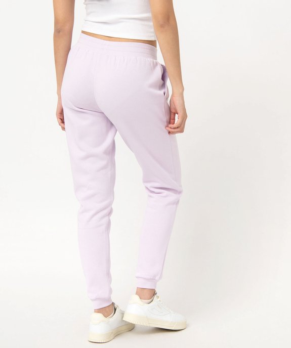 Pantalon de jogging femme molletonné vue3 - GEMO(FEMME PAP) - GEMO