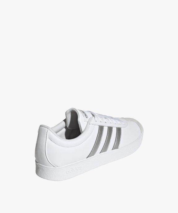 Baskets femme contrastées avec bandes latérales - Adidas vue4 - ADIDAS - GEMO