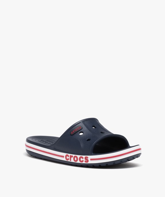 Mules de piscine homme à bandeau uni perforé - Crocs vue2 - CROCS - GEMO