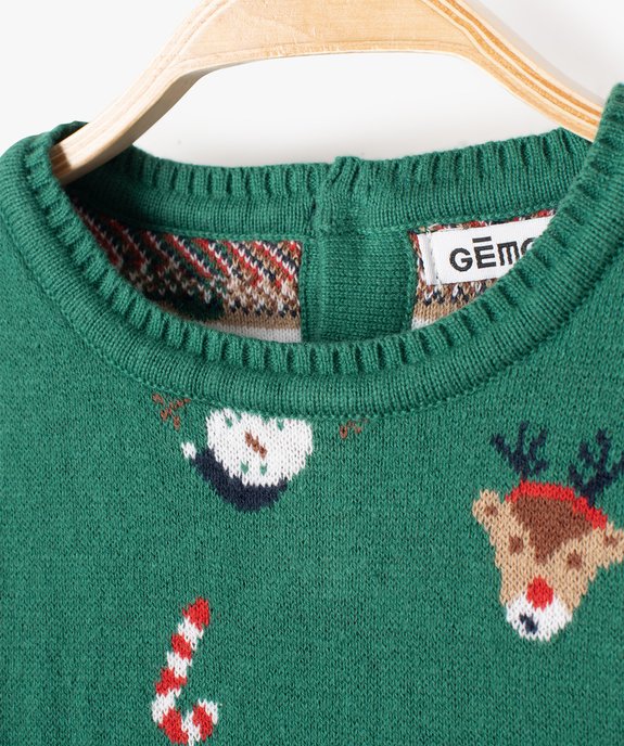 Pull de Noël bébé à motifs vue2 - GEMO(BEBE DEBT) - GEMO