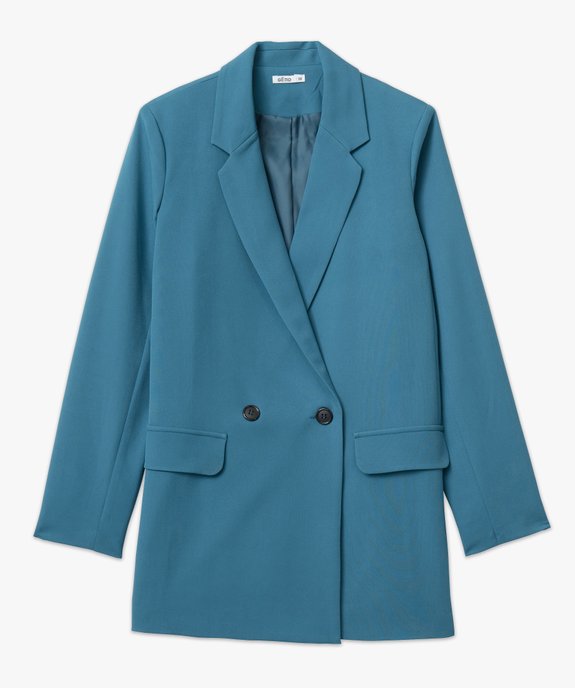 Veste blazer fermeture croisée femme vue4 - GEMO(FEMME PAP) - GEMO