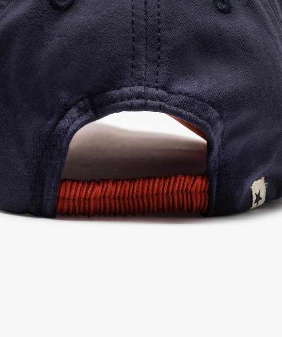 Casquette bébé garçon bicolore à motif vue2 - GEMO(BEBE DEBT) - GEMO