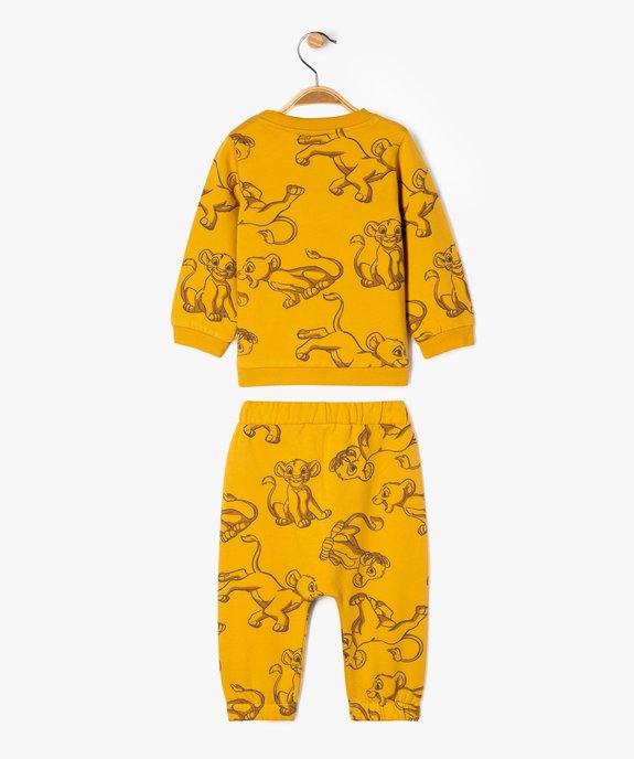 Ensemble 2 pièces bébé garçon sweat et pantalon en maille - Disney vue5 - DISNEY - GEMO