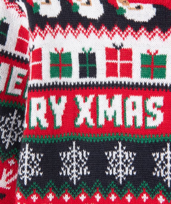 Pull spécial Noël à col rond garçon vue2 - GEMO (ENFANT) - GEMO