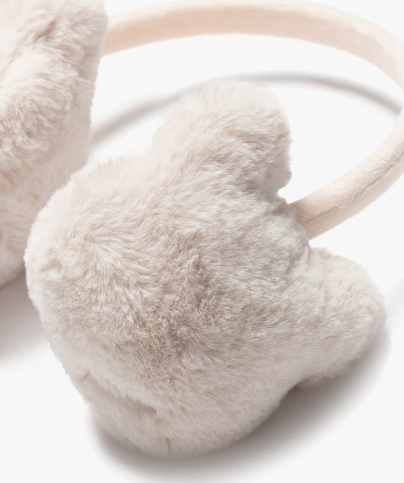 Cache-oreilles fantaisie en matière peluche fille - LuluCastagnette vue2 - LULUCASTAGNETTE - GEMO