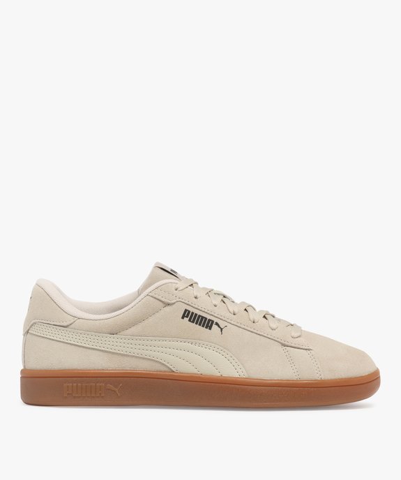 Baskets homme en cuir suédé avec semelle effet gomme Smash - Puma vue2 - PUMA - GEMO