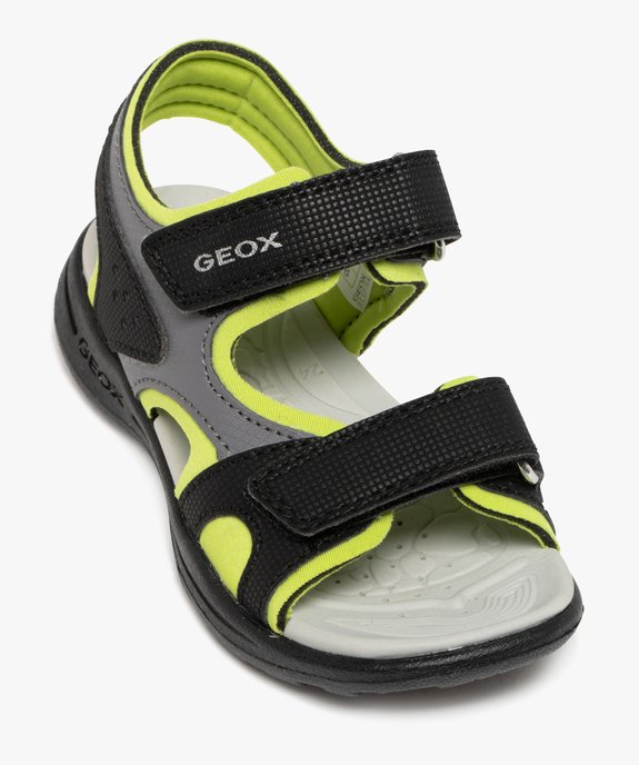 Sandales garçon avec brides scratch style sport - Geox vue5 - GEOX - GEMO