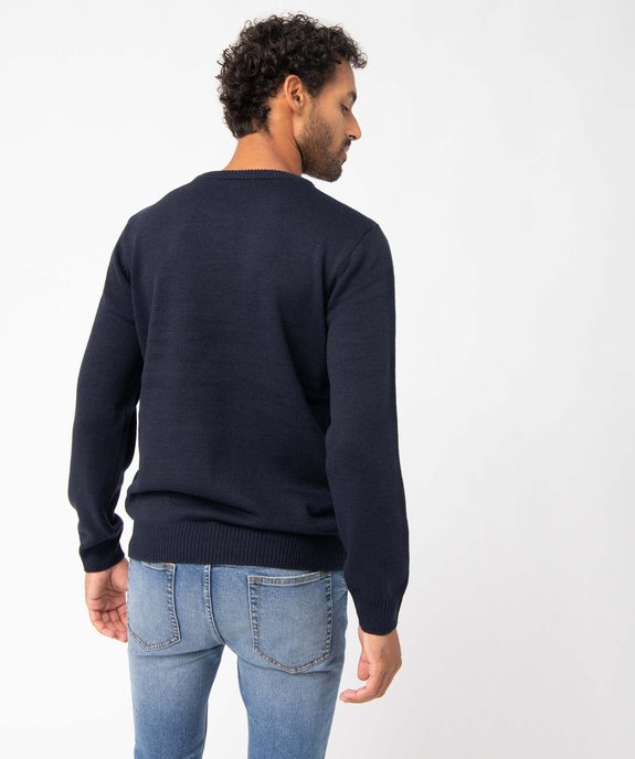 Pull de Noël homme avec cible et petites balles vue3 - GEMO (HOMME) - GEMO