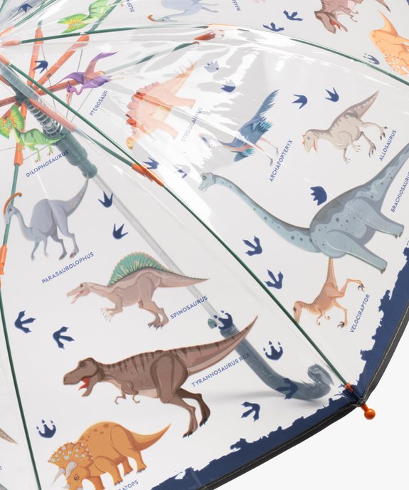 Parapluie transparent avec motifs dinosaures garçon vue2 - GEMO (ACCESS) - GEMO