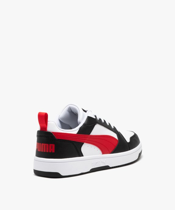 Baskets homme contrastées style rétro Rebound V6- Puma vue6 - PUMA - GEMO