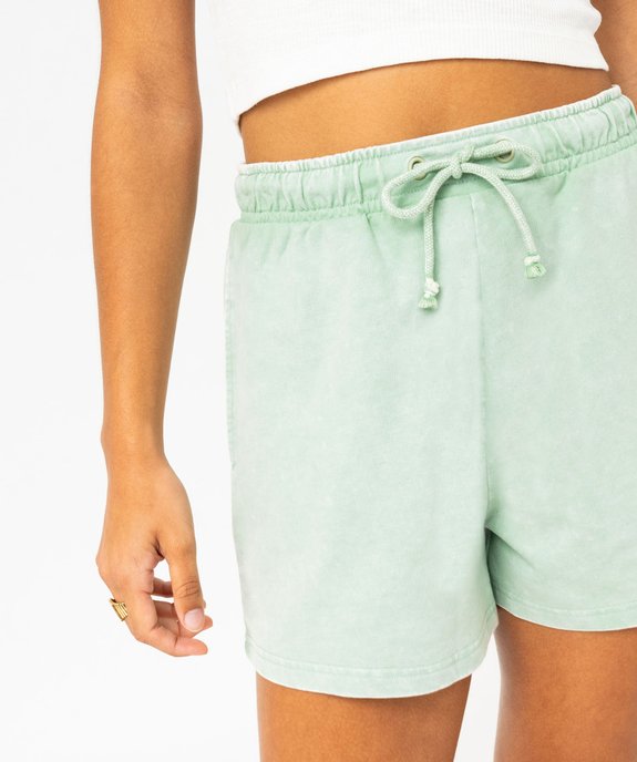 Short en maille avec ceinture ajustable femme vue5 - GEMO(FEMME PAP) - GEMO