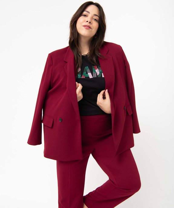 Veste de costume femme grande taille vue6 - GEMO (G TAILLE) - GEMO