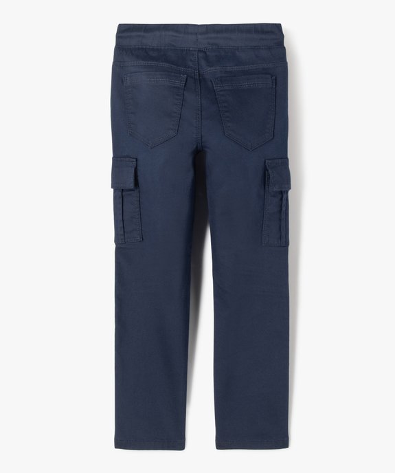 Pantalon cargo résistant garçon vue4 - GEMO (ENFANT) - GEMO