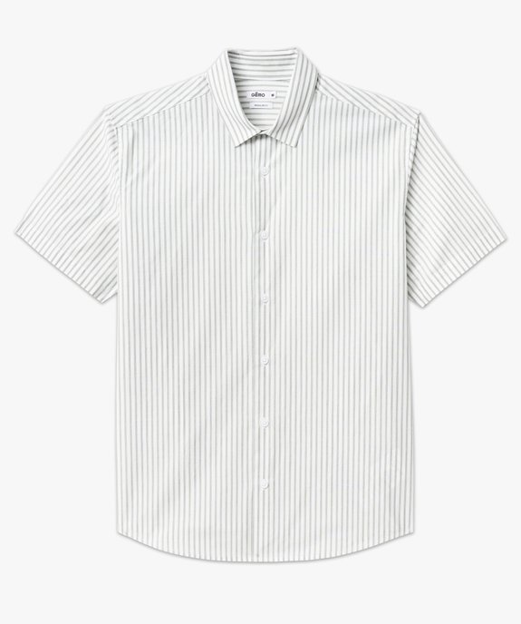 Chemise manches courtes à rayures homme vue4 - GEMO (HOMME) - GEMO