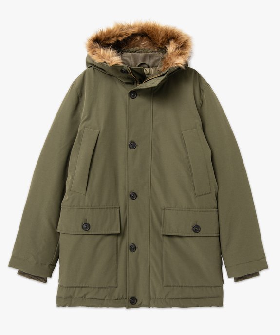 Parka d'hiver à capuche homme vue4 - GEMO (HOMME) - GEMO