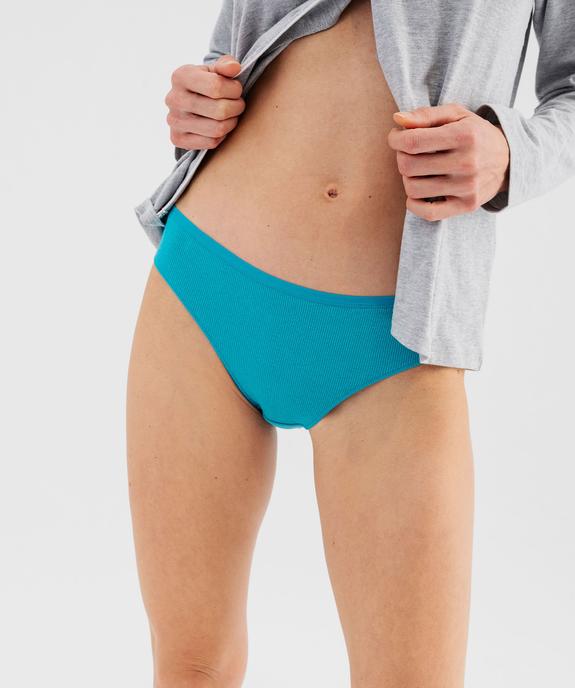 Culotte en maille côtelée femme (lot de 2) vue1 - GEMO 4G FEMME - GEMO