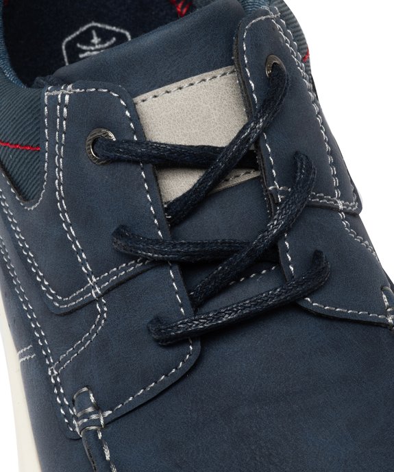 Chaussures bateau à lacets homme vue6 - GEMO (CONFORT) - GEMO